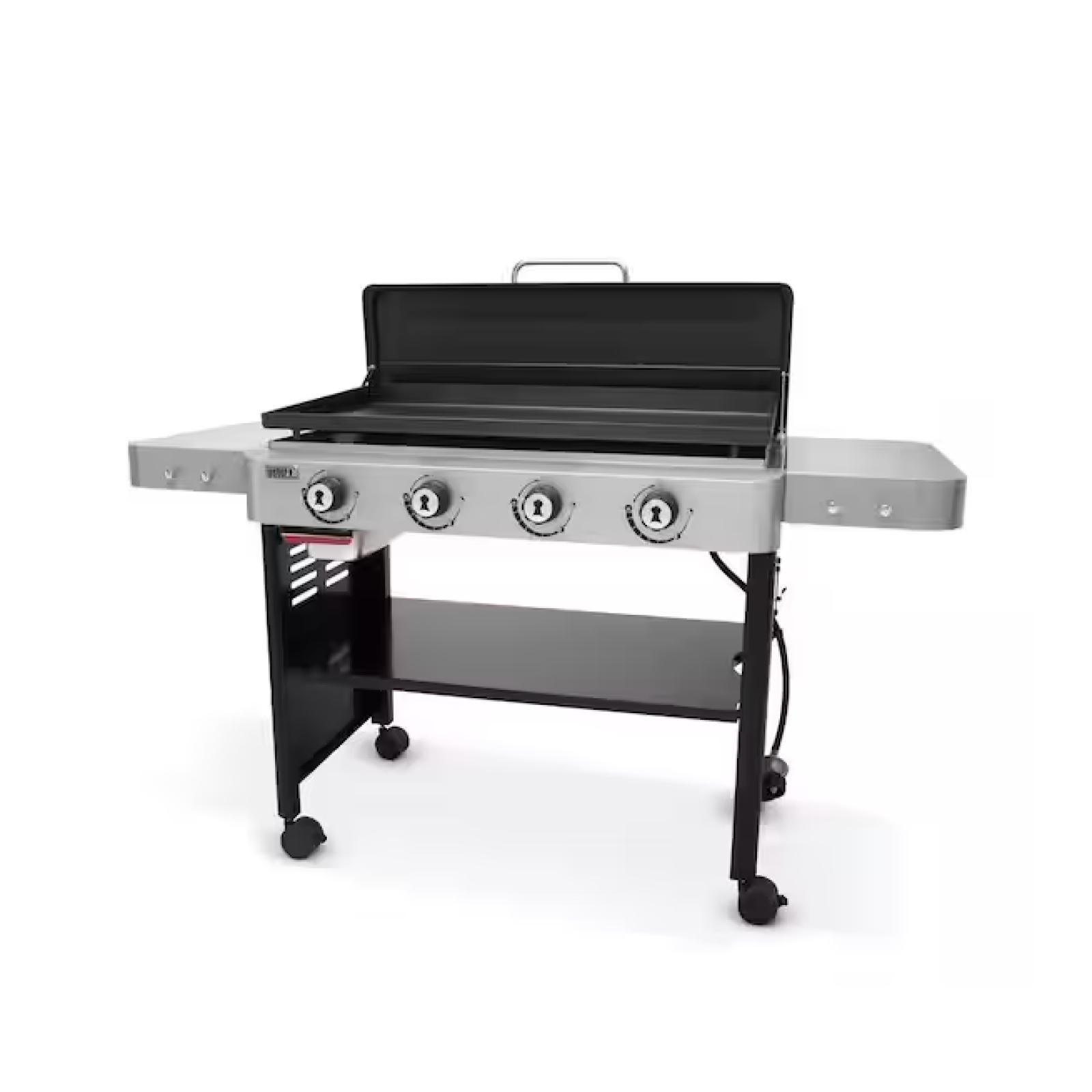 DALLAS LOCATION - Weber Griddle 4-Burner Propane Gas 36 in. Flat Top Grill in Black