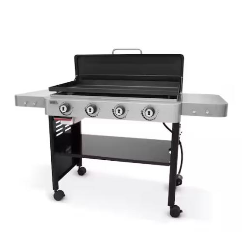 DALLAS LOCATION - Weber Griddle 4-Burner Propane Gas 36 in. Flat Top Grill in Black