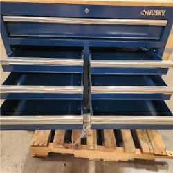 Phoenix Location Husky Tool Storage 46 in. W Gloss Blue Mobile Workbench Cabinet