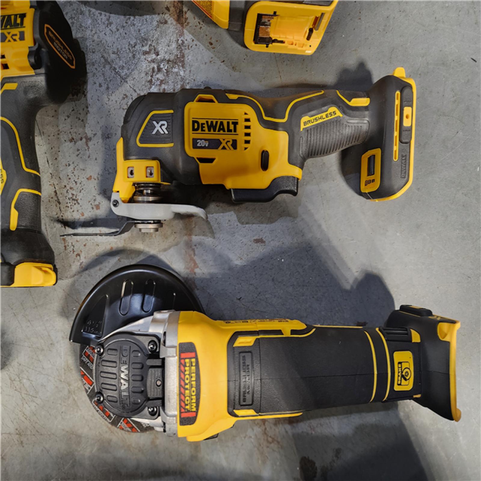 HOUSTON LOCATION - AS-IS DEWALT 6 TOOL COMBO KIT W/ (2) BATTERY & CHARGER