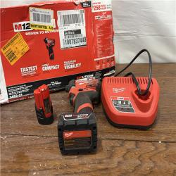 AS-ISMilwaukee M12 FUEL 12-Volt Lithium-Ion Brushless Cordless 1/4 in. Hex Impact Driver Compact Kit