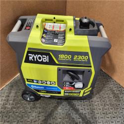 HOUSTON LOCATION - AS-IS RYOBI 2,300-Watt Recoil Start Bluetooth Super Quiet Gasoline Powered Digital Inverter Generator with CO Shutdown Sensor