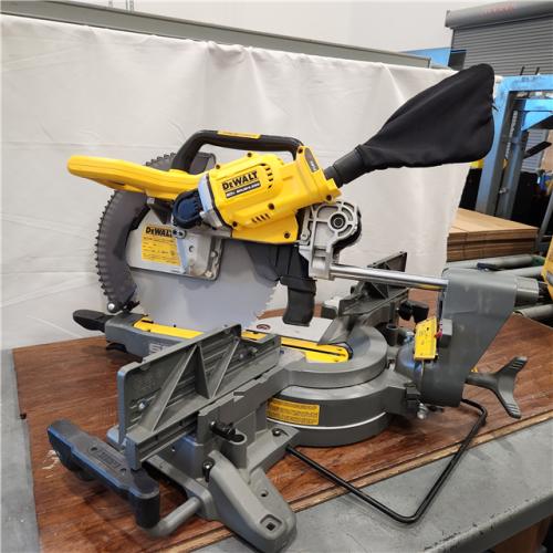 AS-IS DeWalt DCS781 54v XR FLEXVOLT Cordless Sliding Mitre Saw 305mm No Batteries No Charger No Case