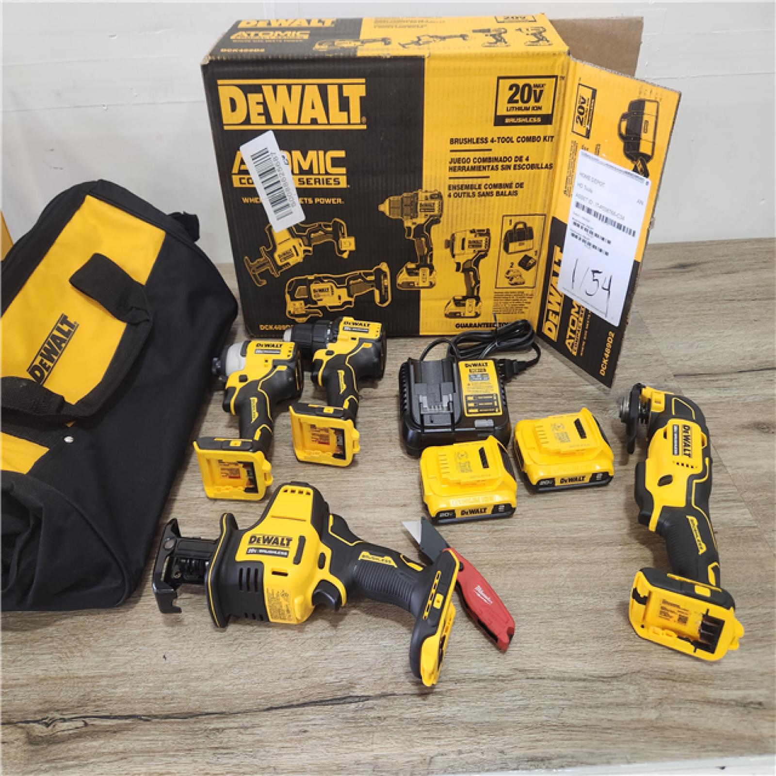 Phoenix Location NEW DEWALT ATOMIC 20V MAX Cordless Brushless 4 Tool ...