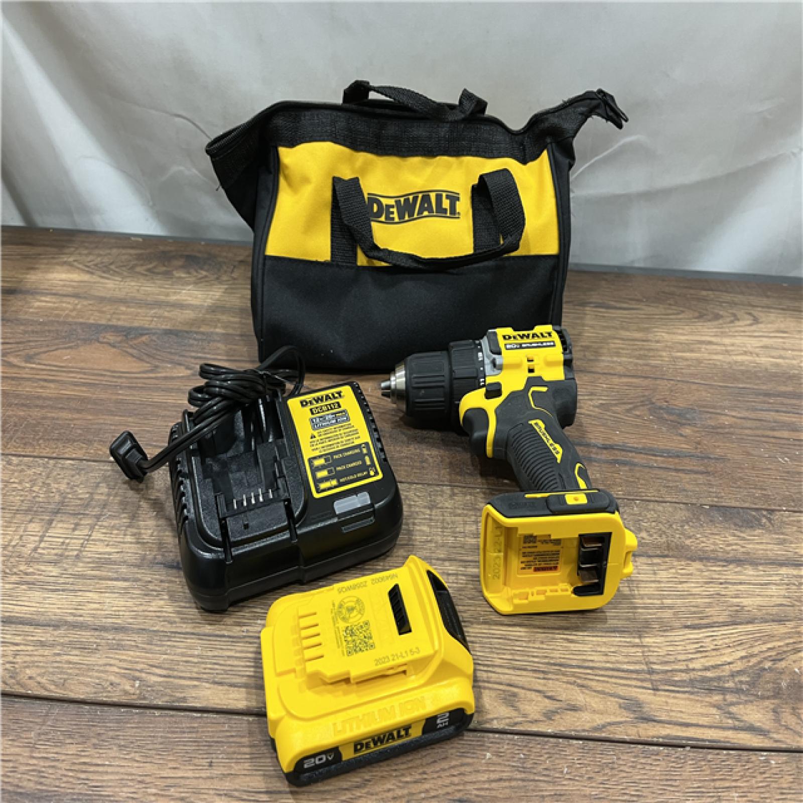 AS-IS DeWalt 20V MAX 1/2 in. Brushless Cordless Hammer Drill/Drive Kit (Battery & Charger)