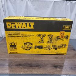 AS-IS DEWALT 20V MAX Cordless 6 Tool Combo Kit with (1) 20V 4.0Ah Battery, (1) 20V 2.0Ah Battery, and Charger