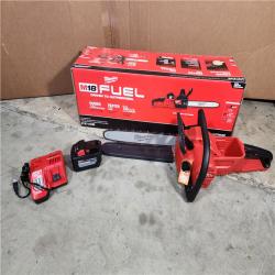 HOUSTON LOCATION - AS-IS (APPEARS LIKE NEW) Milwaukee 2727-21HD 18V M18 FUEL Lithium-Ion 16 Brushless Cordless Chain Saw Kit 12.0 Ah