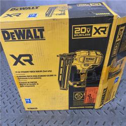 Houston location AS-IS DEWALT 20V MAX XR 16-Gauge Lithium-Ion Cordless Finish Nailer (Tool Only)