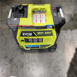 California AS-IS Ryobi 2 300-Watt Recoil Start Bluetooth Super Quiet Gasoline Powered Digital Inverter Generator with CO Shutdown Sensor