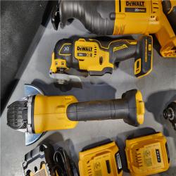 HOUSTON LOCATION - AS-IS (APPEARS LIKE NEW) DEWALT 20-Volt Max Lithium-Ion 10-Tool Cordless Combo Kit with Two 2.0 Ah Batteries, Charger and 2 Bags