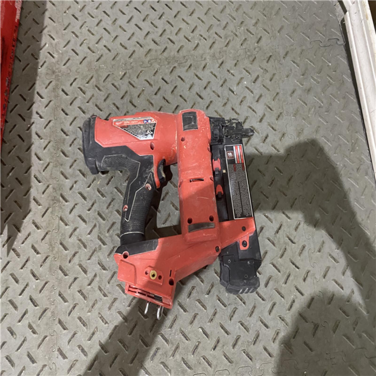 Houston location AS-IS Milwaukee M18 Fuel 18V Brushless 18-Gauge Brad Nailer 2746-20 (Bare Tool)