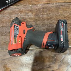 AS-ISMilwaukee M12 FUEL 12-Volt Lithium-Ion Brushless Cordless 1/4 in. Hex Impact Driver Compact Kit