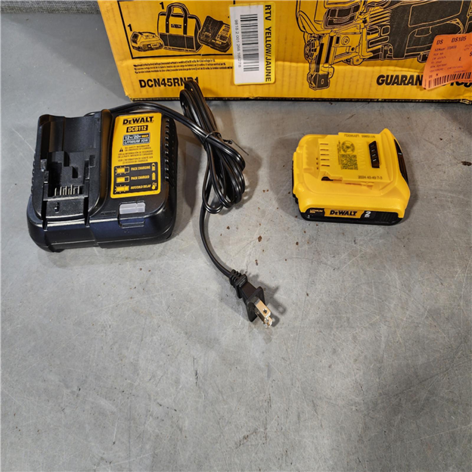 HOUSTON LOCATION - AS-IS DEWALT 2007898 Roofing Nailer Cordless