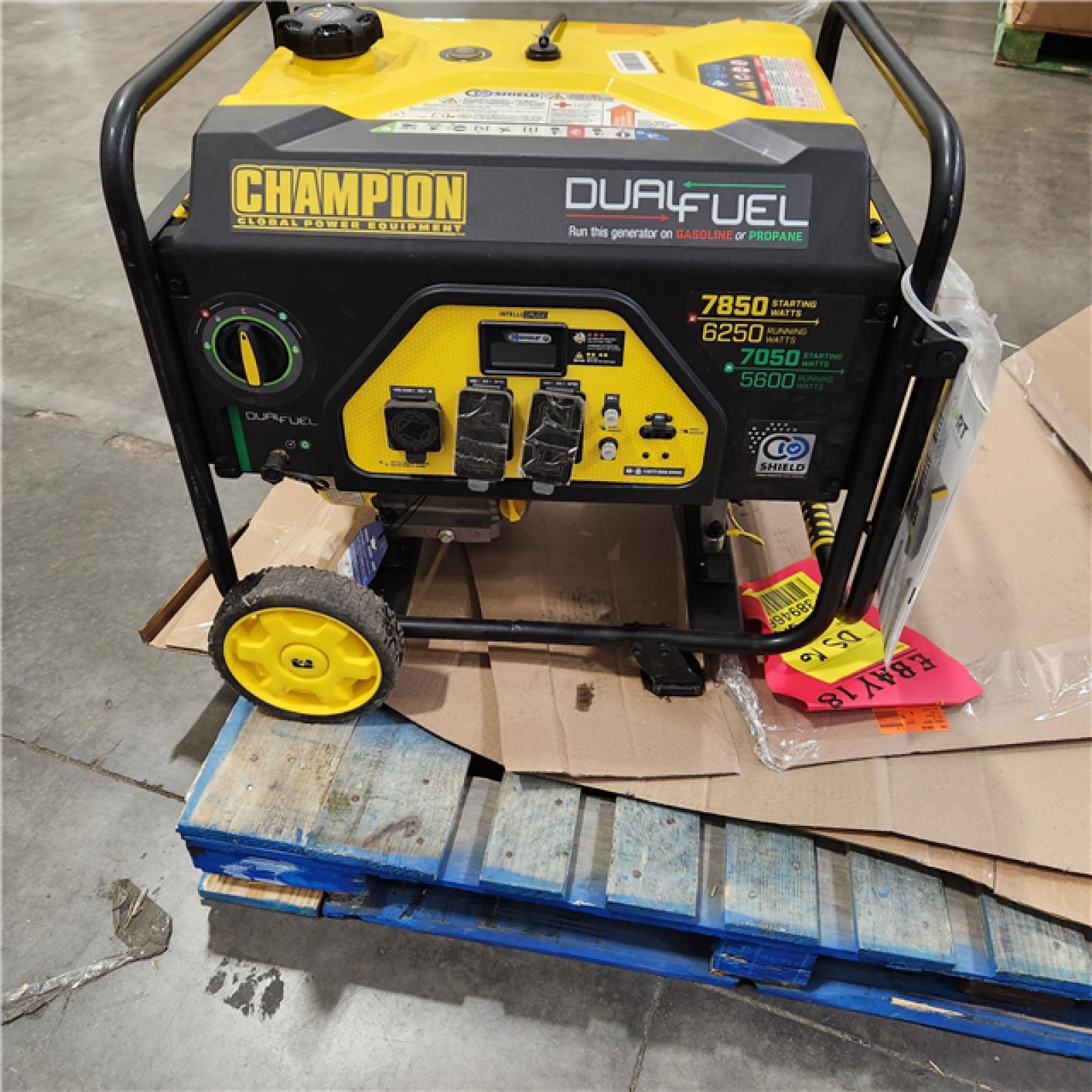 Dallas Location - As-Is Champion Power Equipment 7850/6250-Watt Gasoline Fuel Portable Generator