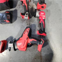 HOUSTON LOCATION - AS-IS Milwaukee 5 Tool Combo Kit W/ (2) Battery & Charger