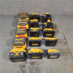 HOUSTON LOCATION - AS-IS DEWALT BATTERY PACK QTY - 15