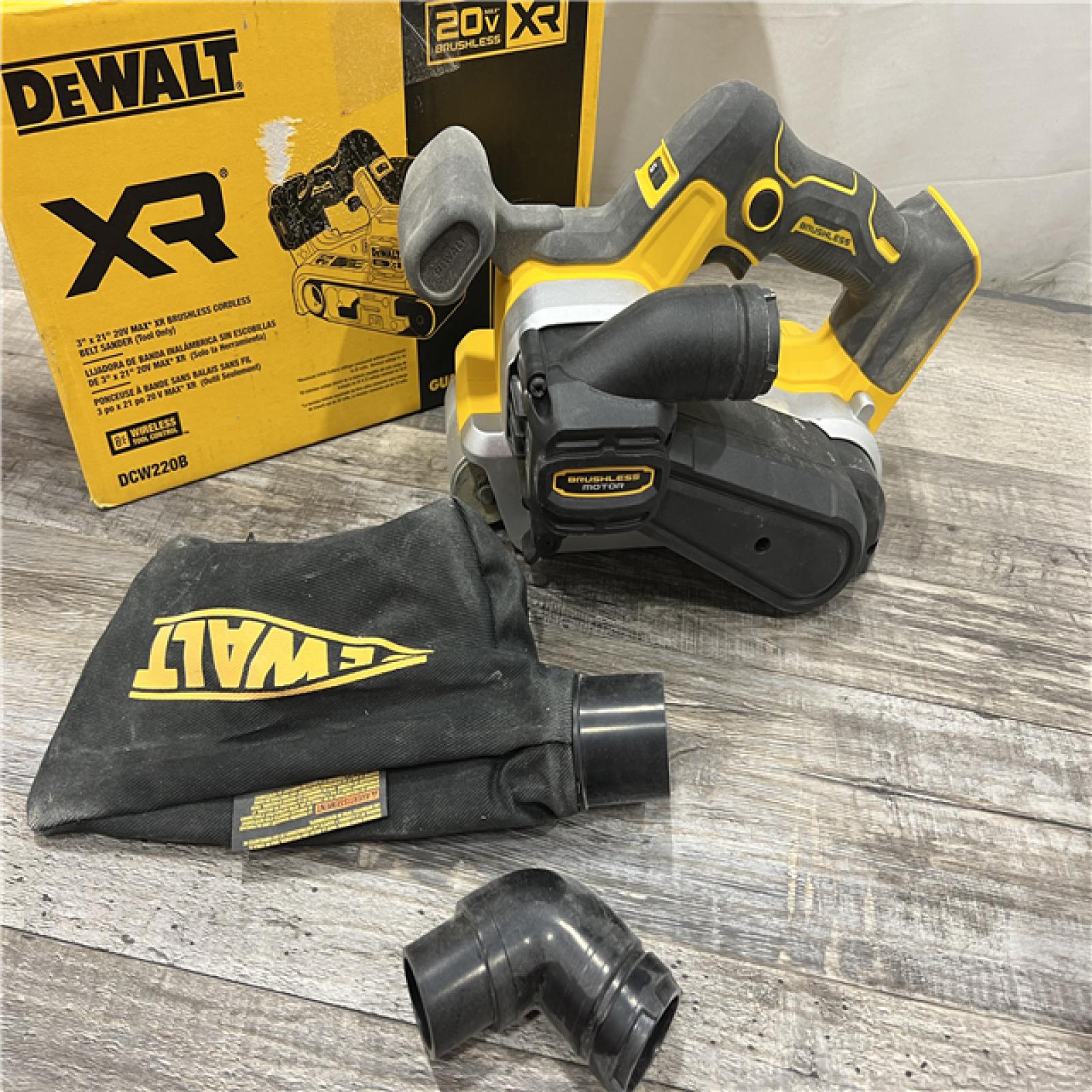 AS-IS DEWALT 20-Volt Cordless Belt Sander (Tool-Only)