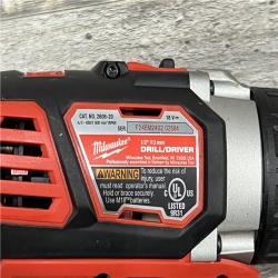 AS-IS Milwaukee M18 18V Cordless Brushed 2 Tool Drill/Driver and Impact Driver Kit