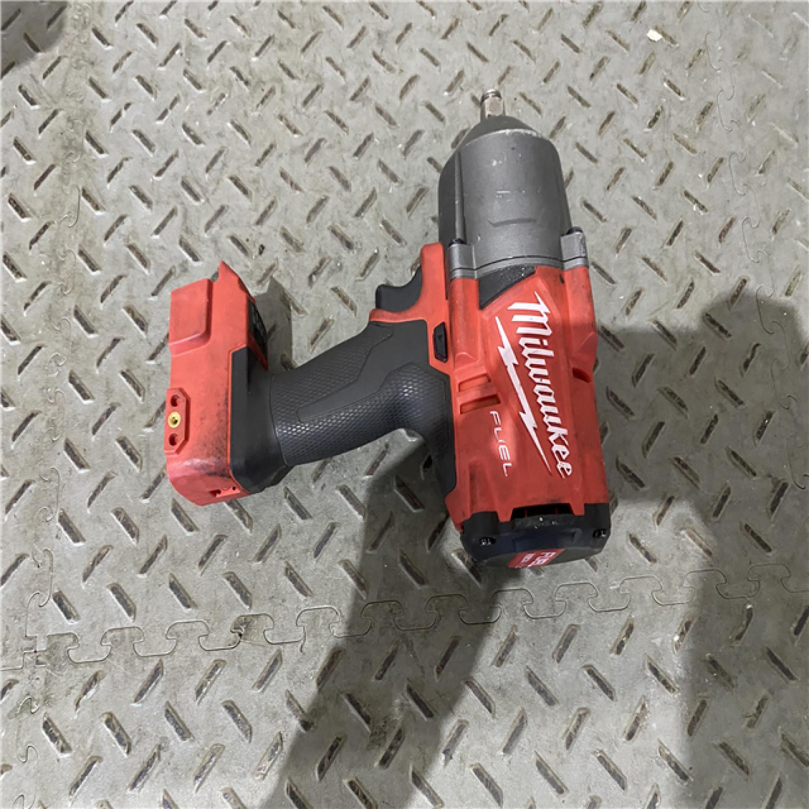 Houston location AS-IS MILWAUKEE M18 FUEL 18V Lithium-Ion Brushless Cordless 1/2 in. Impact Wrench with Friction Ring (Tool-Only)