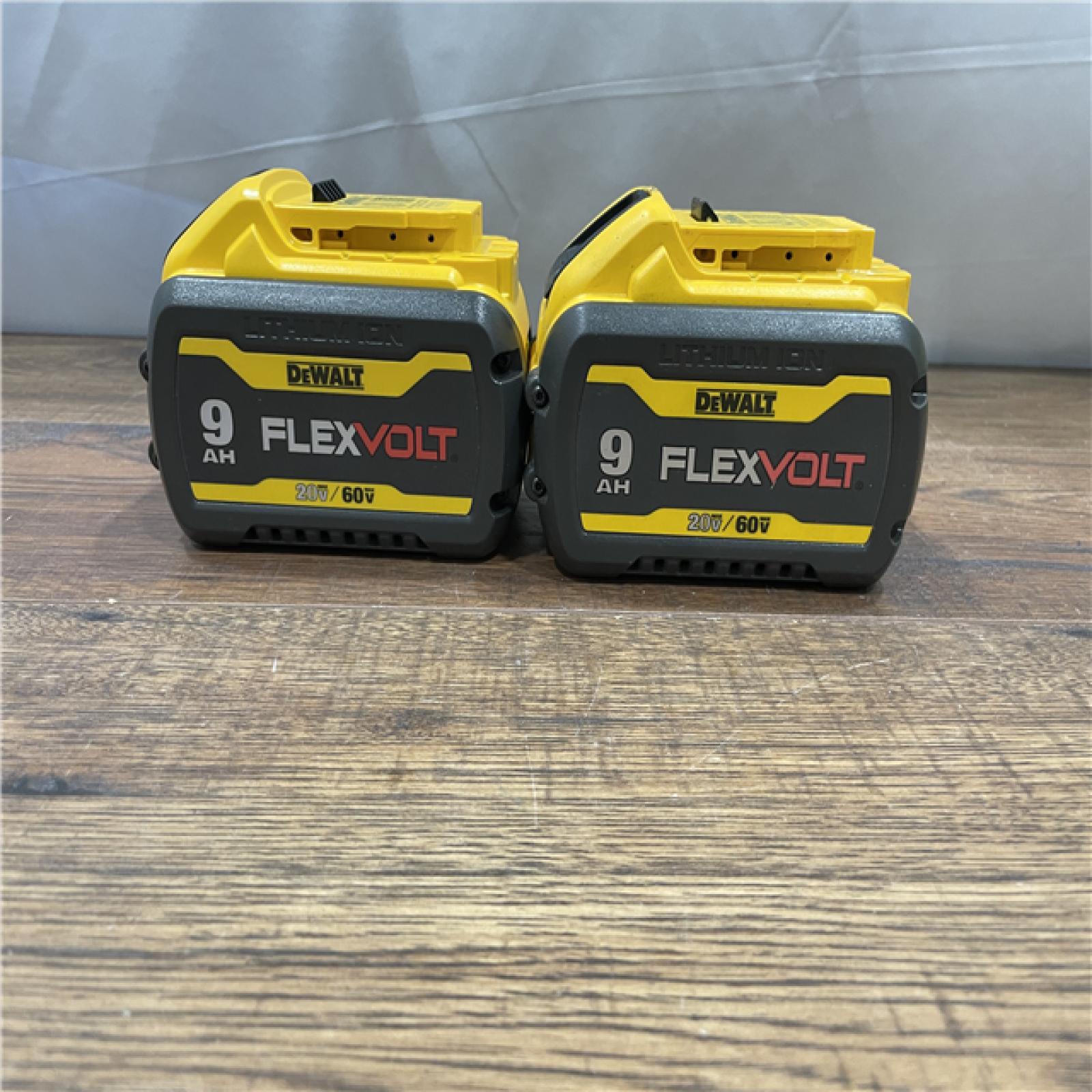 AS-ISDEWALT FLEXVOLT 20-Volt /60-Volt MAX Lithium-Ion 9.0Ah Battery (2-Pack)