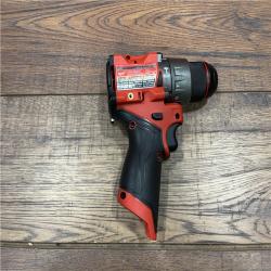 AS-IS Milwaukee M12 FUEL 12-Volt Lithium-Ion Brushless Cordless 1/2 in. Hammer Drill Kit with 1 Compact 2.0Ah Battery Pack and 1 Charger