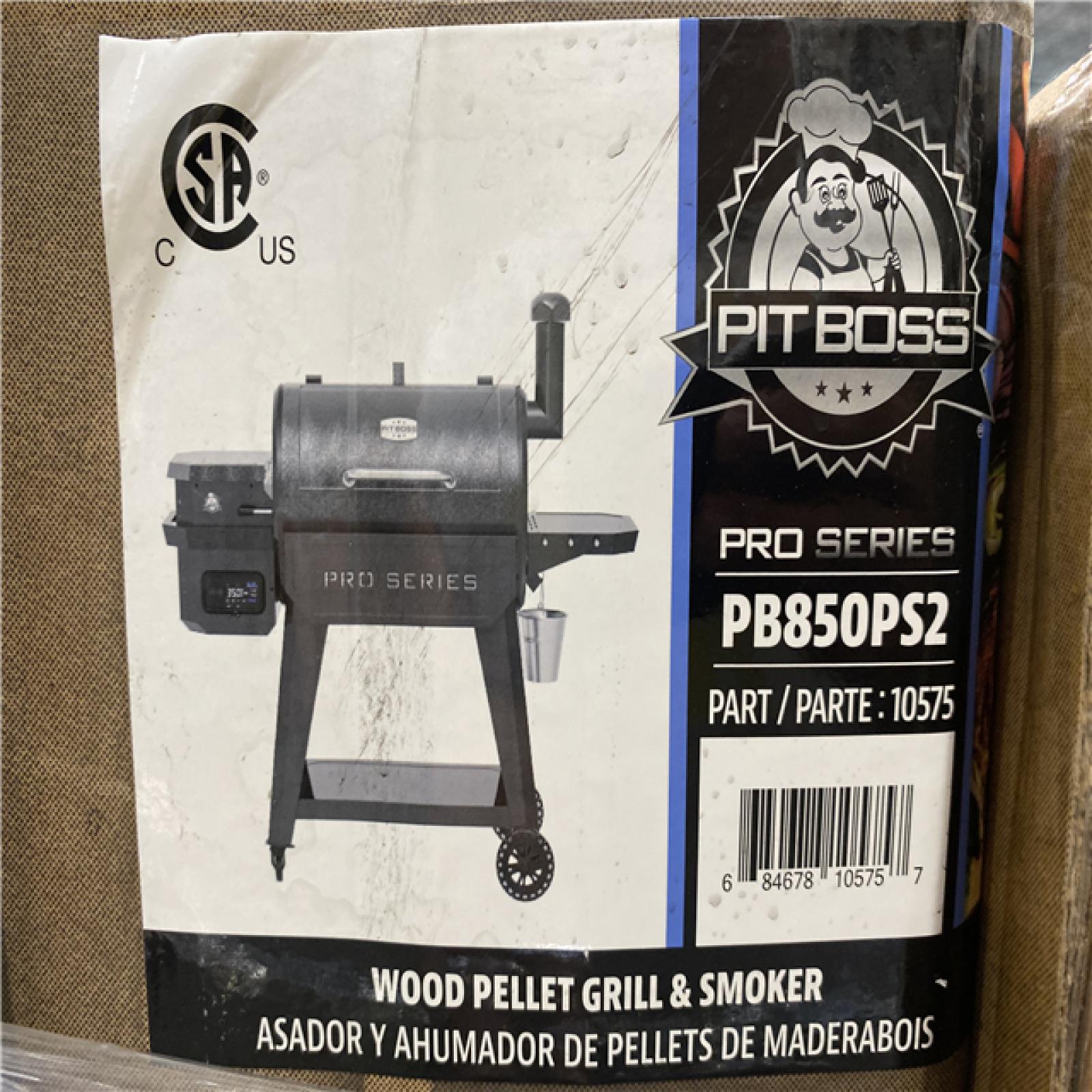 DALLAS LOCATION - Pit Boss Pro Series 850-Sq in Hammertone Pellet Grill with smart compatibility - PALLET - (4 UNITS)