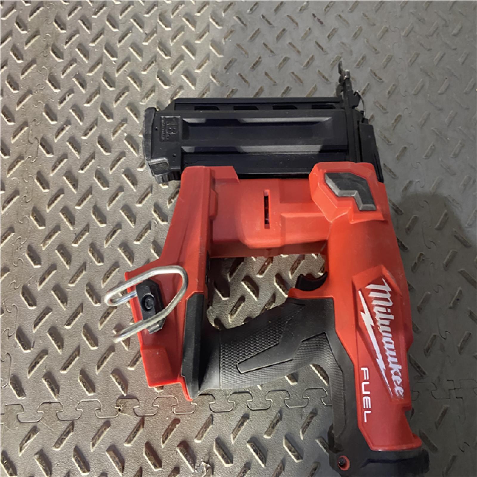 Houston location AS-IS Milwaukee M18 Fuel 18V Brushless 18-Gauge Brad Nailer 2746-20 (Bare Tool)