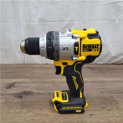 AS-IS DEWALT 20V XR Lithium-Ion Cordless Hammer Drill Kit with 8.0 Ah Battery, Charger and Kit Bag