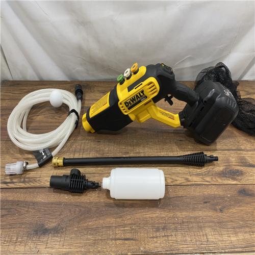 AS IS Dewalt 20V 550 PSI  1 GPM Cordless Power Cleaner W/ 4 Nozzles Tool-Only DCPW550B