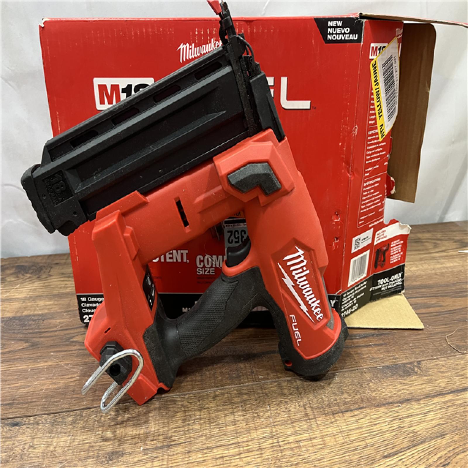 AS-IS Milwaukee M18 FUEL 18 Gauge Brad Nailer