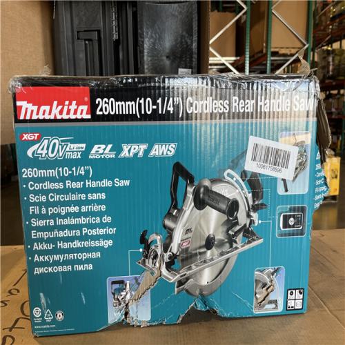 NEW! MAKITA 40V Max XGT Brushless Cordless Rear Handle 10-1/4 in. Circular Saw, AWS Capable (Tool Only)