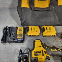 HOUSTON LOCATION - AS-IS DeWalt 20V MAX ATOMIC Cordless Brushless 3 Tool Combo Kit