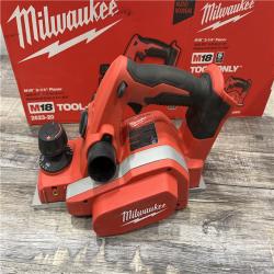 AS-IS Milwaukee M18 18-Volt Lithium-Ion Cordless 3-1/4 in. Planer (Tool-Only)