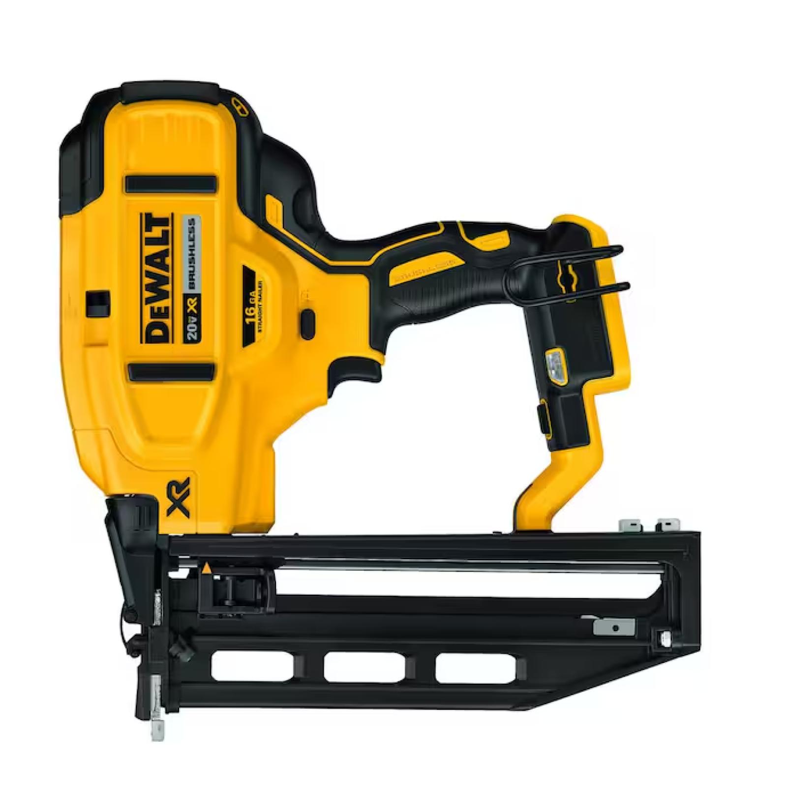 NEW! - DEWALT 20V MAX XR 16-Gauge Lithium-Ion Cordless Finish Nailer (Tool Only)