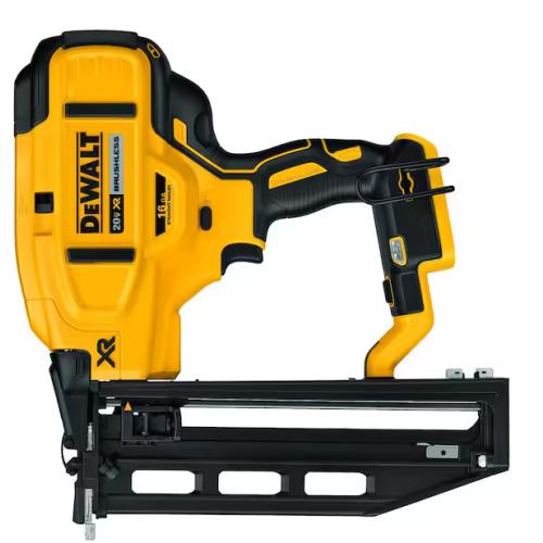 NEW! - DEWALT 20V MAX XR 16-Gauge Lithium-Ion Cordless Finish Nailer (Tool Only)