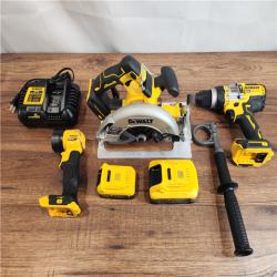 AS-IS DeWalt 20V MAX PowerStack Brushless Cordless (3-Tool) Combo Kit