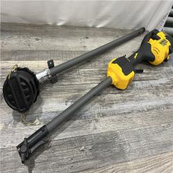 AS-IS DEWALT FLEXVOLT 60V MAX 17 in. Cordless Battery Powered Attachment Capable Trimmer Kit with (1) FLEXVOLT 3 Ah Battery & Charger