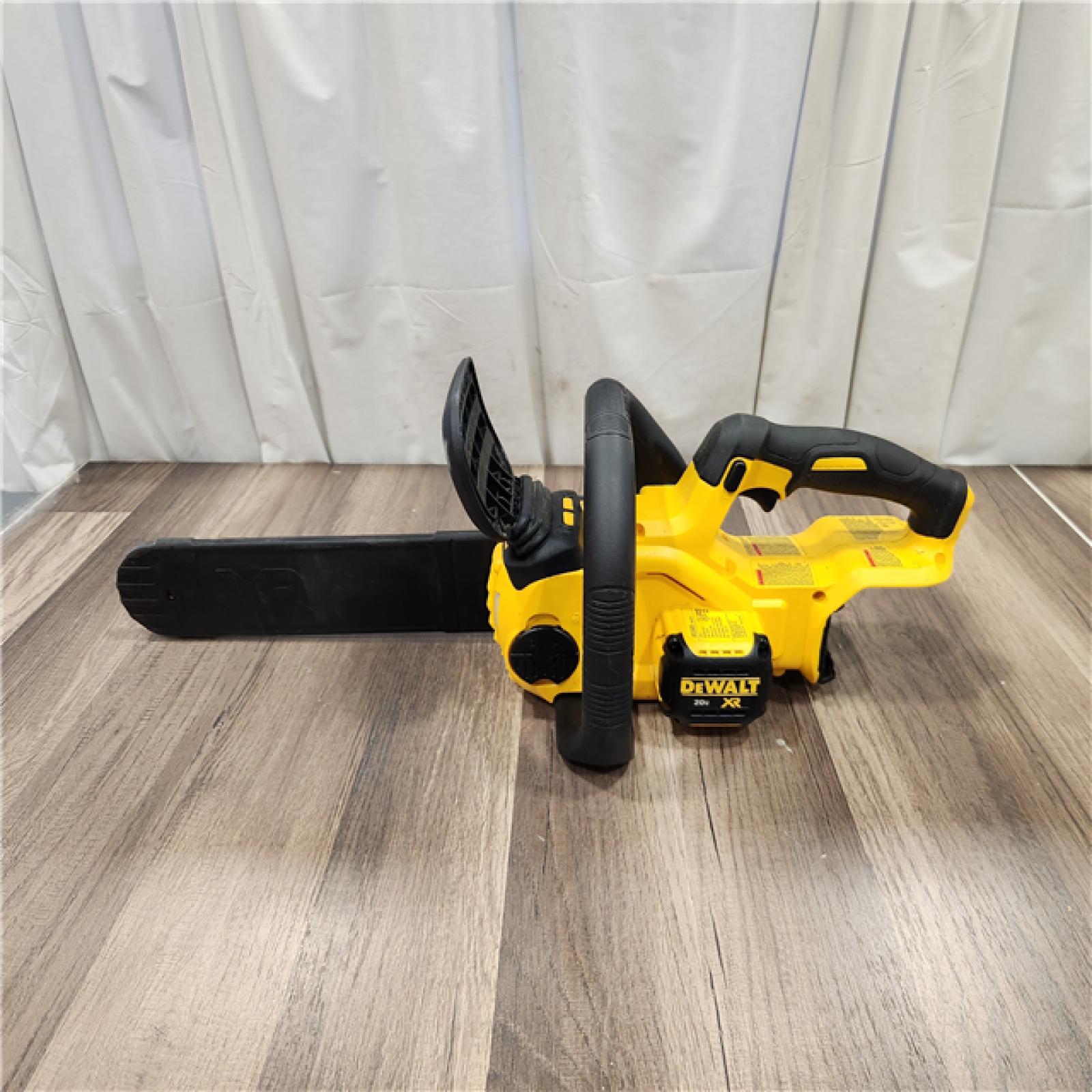 AS IS DEWALT 20V MAX 12in. Brushless Cordless Battery Powered Chainsaw (Tool Only)