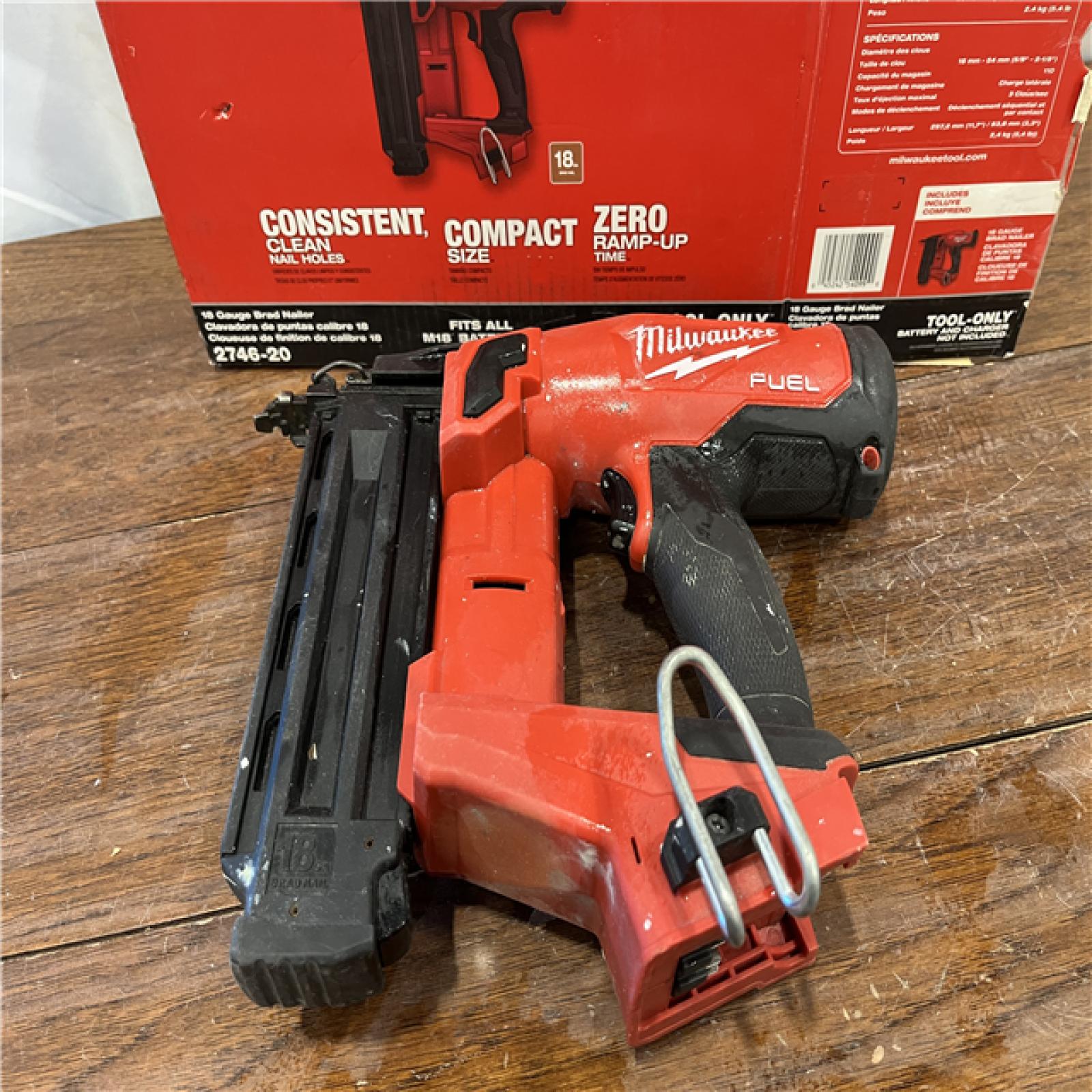 AS-ISMilwaukee M18 FUEL 18 Gauge Brad Nailer