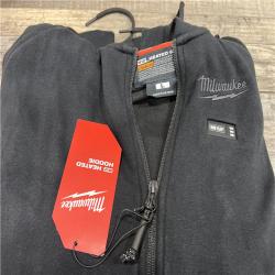 AS-IS Milwaukee 306B-21L 12V Heated Hoodie Kit Black (Large) with 2.0Ah Lithium Ion Battery & Charger