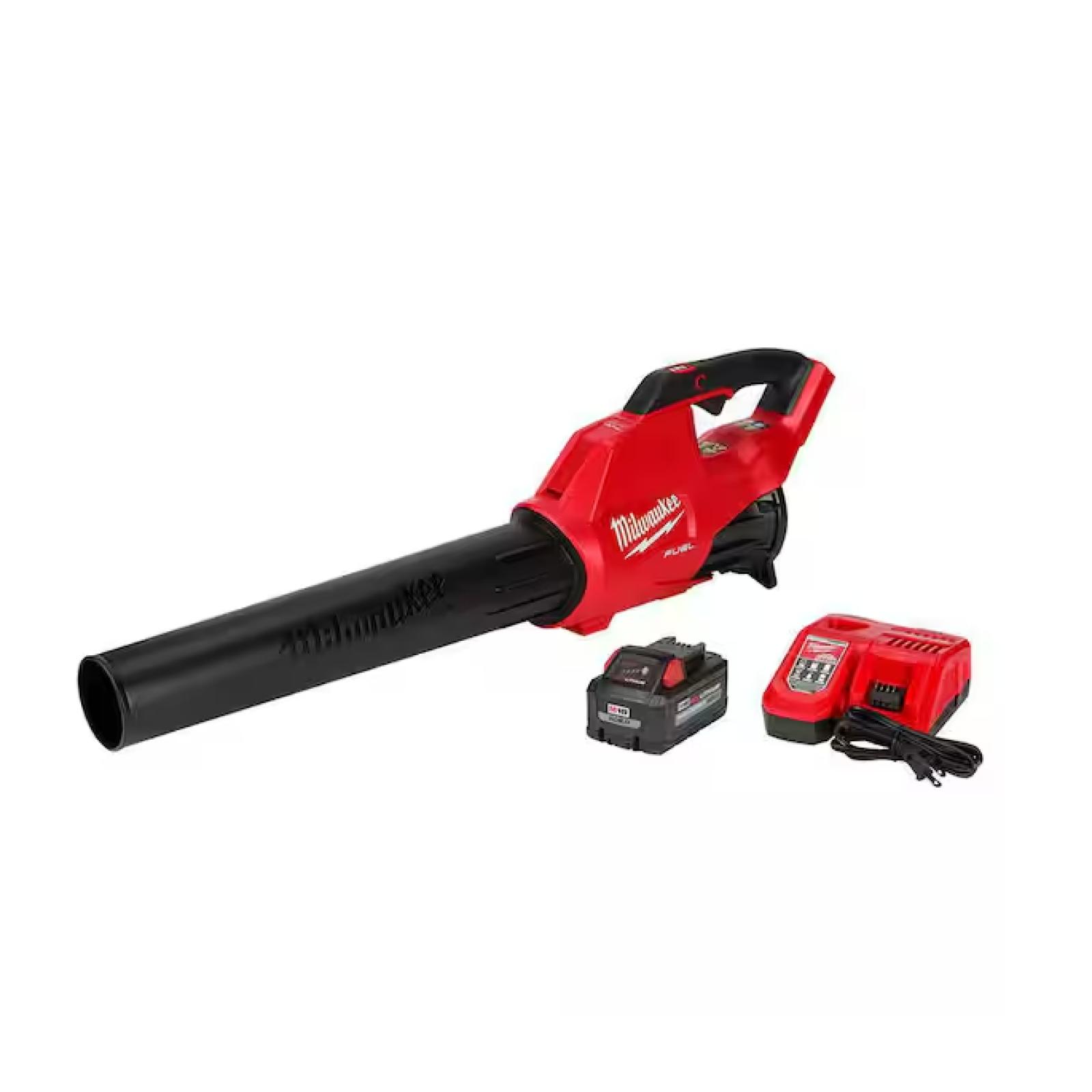 NEW! - Milwaukee M18 FUEL 120 MPH 450 CFM 18V Lithium-Ion Brushless Cordless Handheld Blower Kit with 8.0 Ah Battery, Rapid Charger