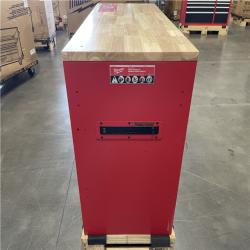 DALLAS LOCATION - Milwaukee Tool Storage 52 in. W Heavy Duty Red Mobile Workbench Cabinet