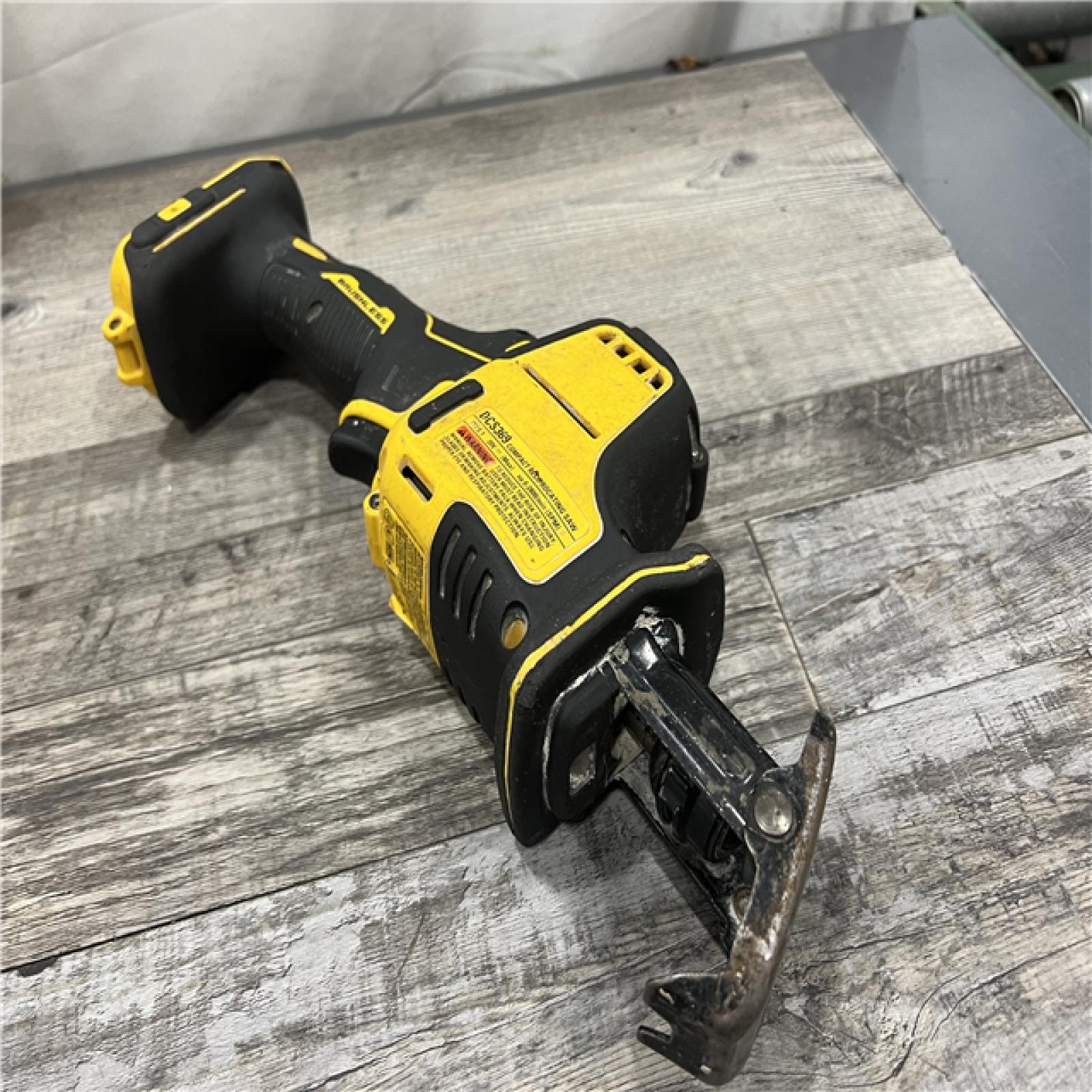 AS-IS Dewalt DCS369B ATOMIC 20V MAX Cordless One-Handed Reciprocating Saw (Tool Only)