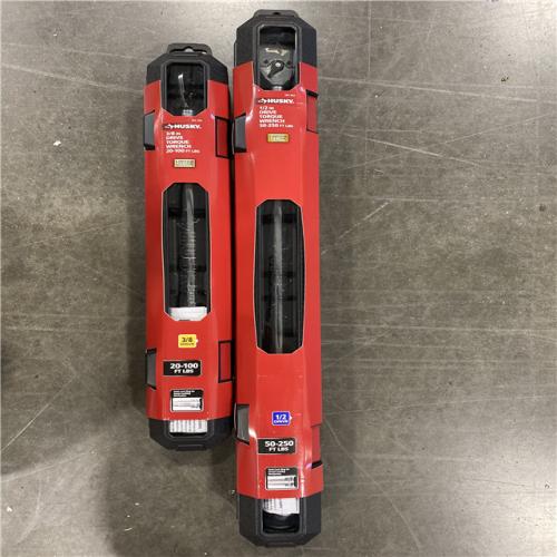 NEW! - HUSKY 3/8IN & 1/2IN TORQUE WRENCH