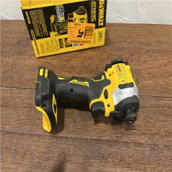 AS-ISDeWalt DCF850B 20V Cordless Brushless Compact 1/4 Impact Driver (Tool Only)