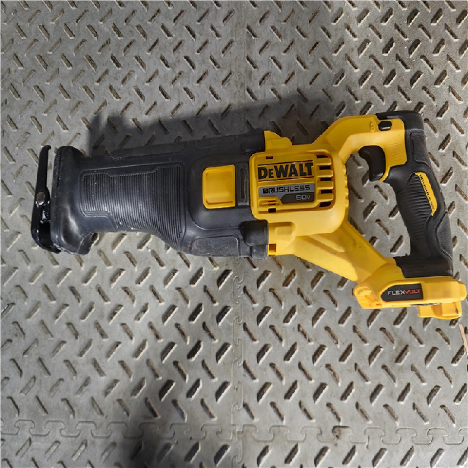 HOUSTON LOCATION - AS-IS DeWalt DCS389B FLEXVOLT 60V MAX Cordless Brushless Reciprocating Saw (Tool-Only)