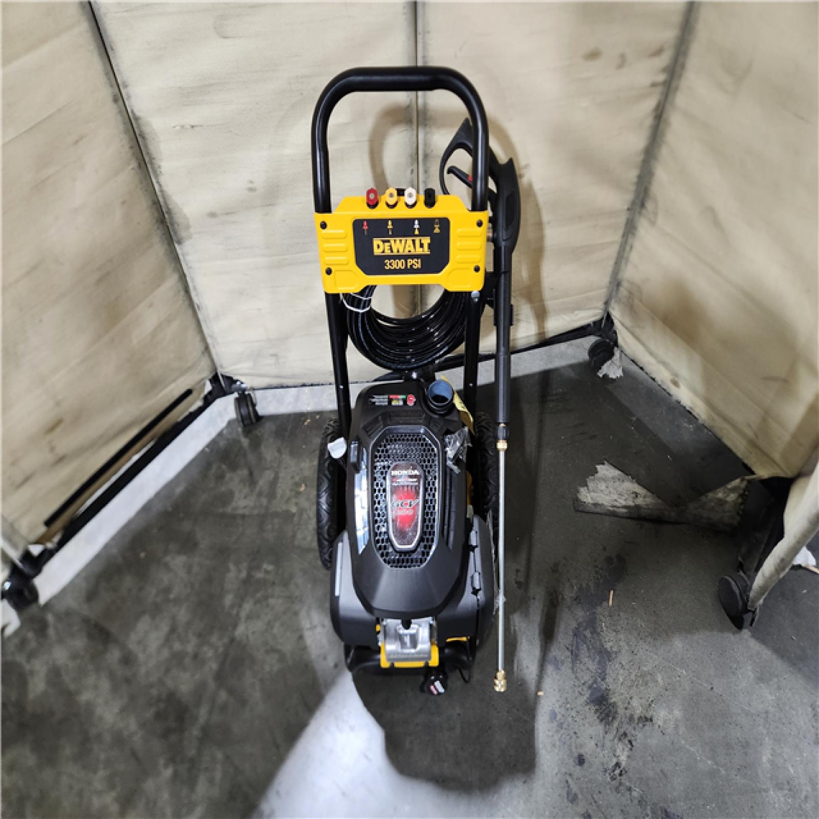 California AS-IS DEWALT 3300 PSI 2.4 GPM Gas Cold Water Pressure Washer with HONDA GCV200 Engine