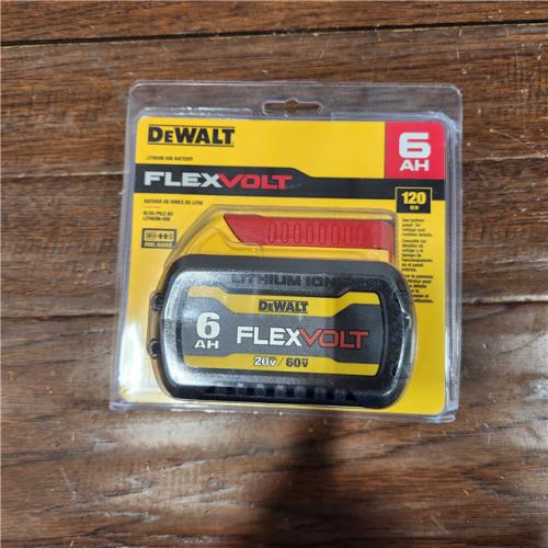 NEW Dewalt FLEXVOLT 20-Volt/60-Volt MAX Lithium-Ion 6.0Ah Battery Pack