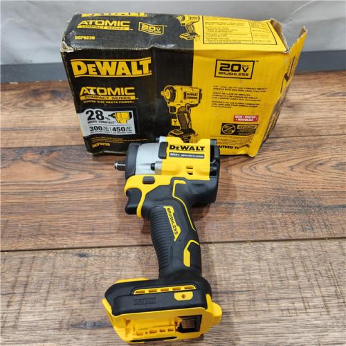 AS-IS DeWalt 20V MAX ATOMIC 3/8 in. Cordless Brushless Compact Impact Wrench Tool Only