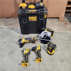 HOUSTON LOCATION - AS-IS (APPEARS LIKE NEW) Dewalt 20-Volt MAX ToughSystem Lithium-Ion 5-Tool Cordless Combo Kit